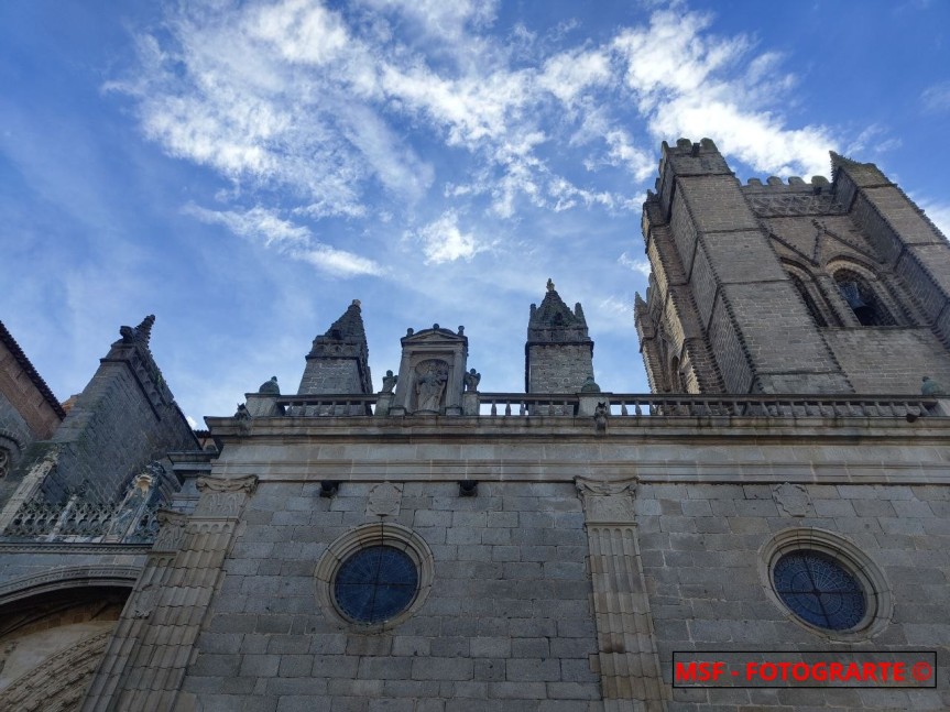Lado norte Catedral de Ávila 3. España.