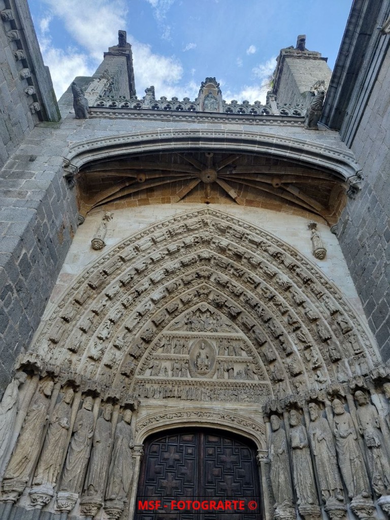 Puerta Norte II. Catedral de Ávila. España.